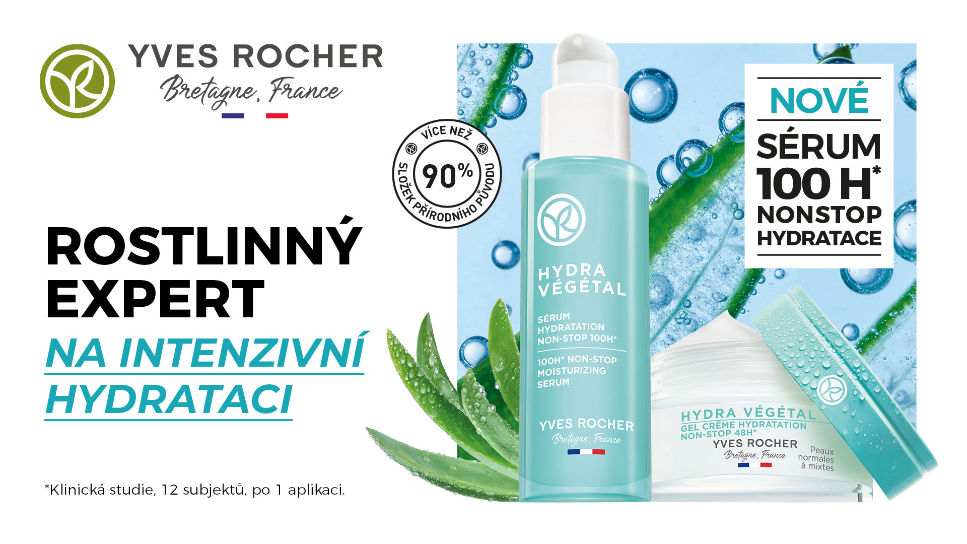 Intenzivní hydratace pleti s rostlinnou kosmetikou Yves Rocher