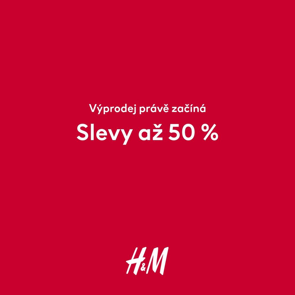 Výprodej v H&amp;M: až -50 %!