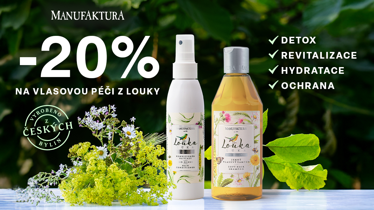 Hvězdy měsíce: vlasová péče Louka s 20% slevou
