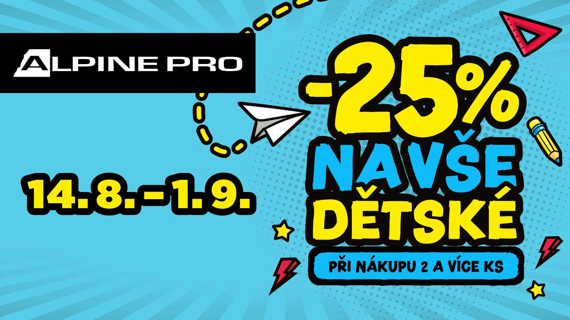 -25 % na vše dětské