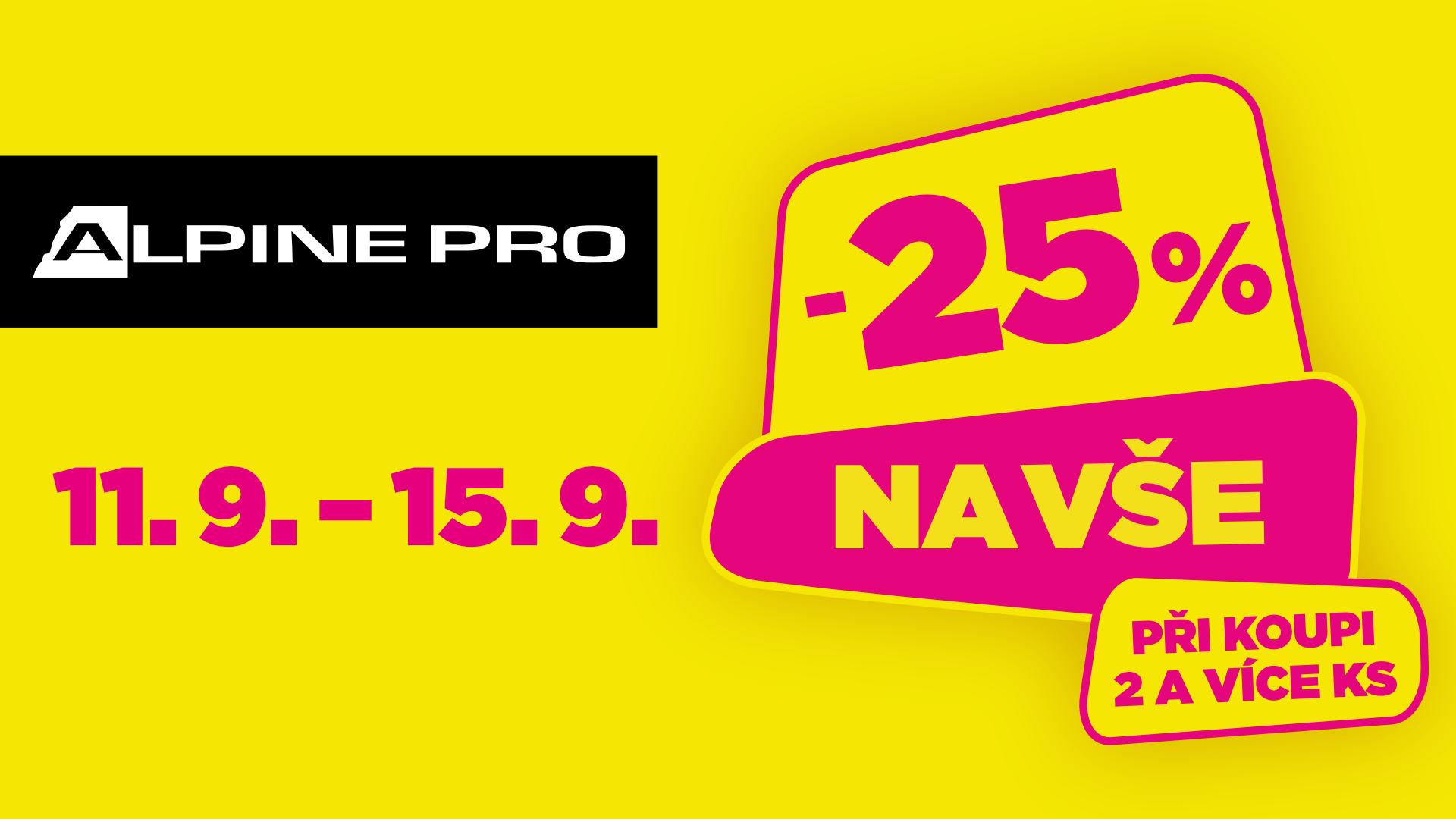 -25 % na vše