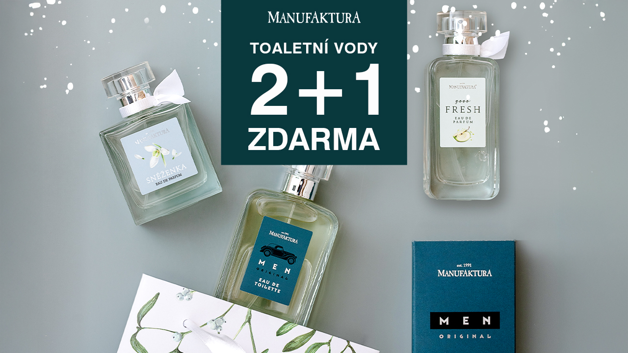 2 + 1 ZDARMA na vůně