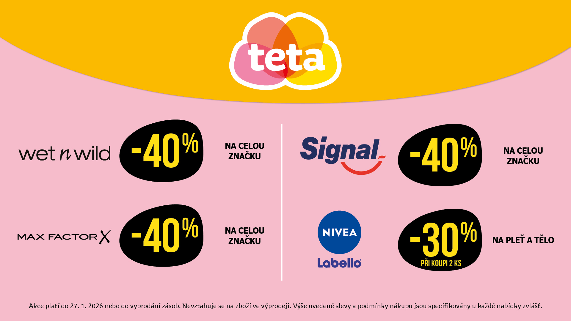 Akční nabídka Teta