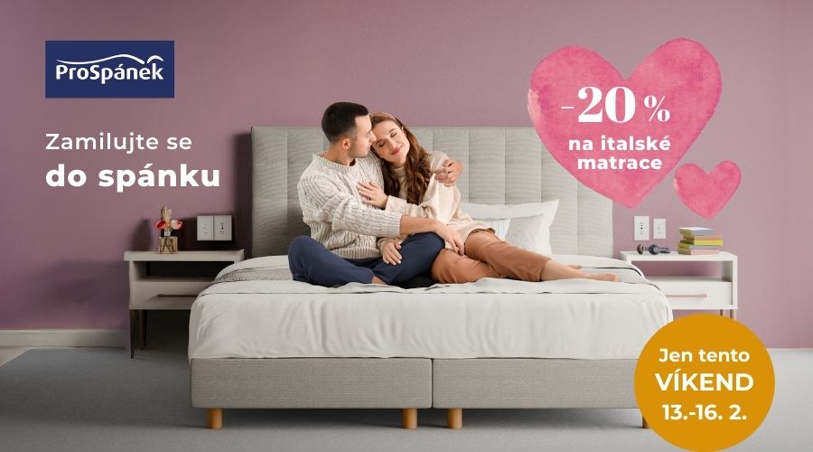 -20 % na italské matrace