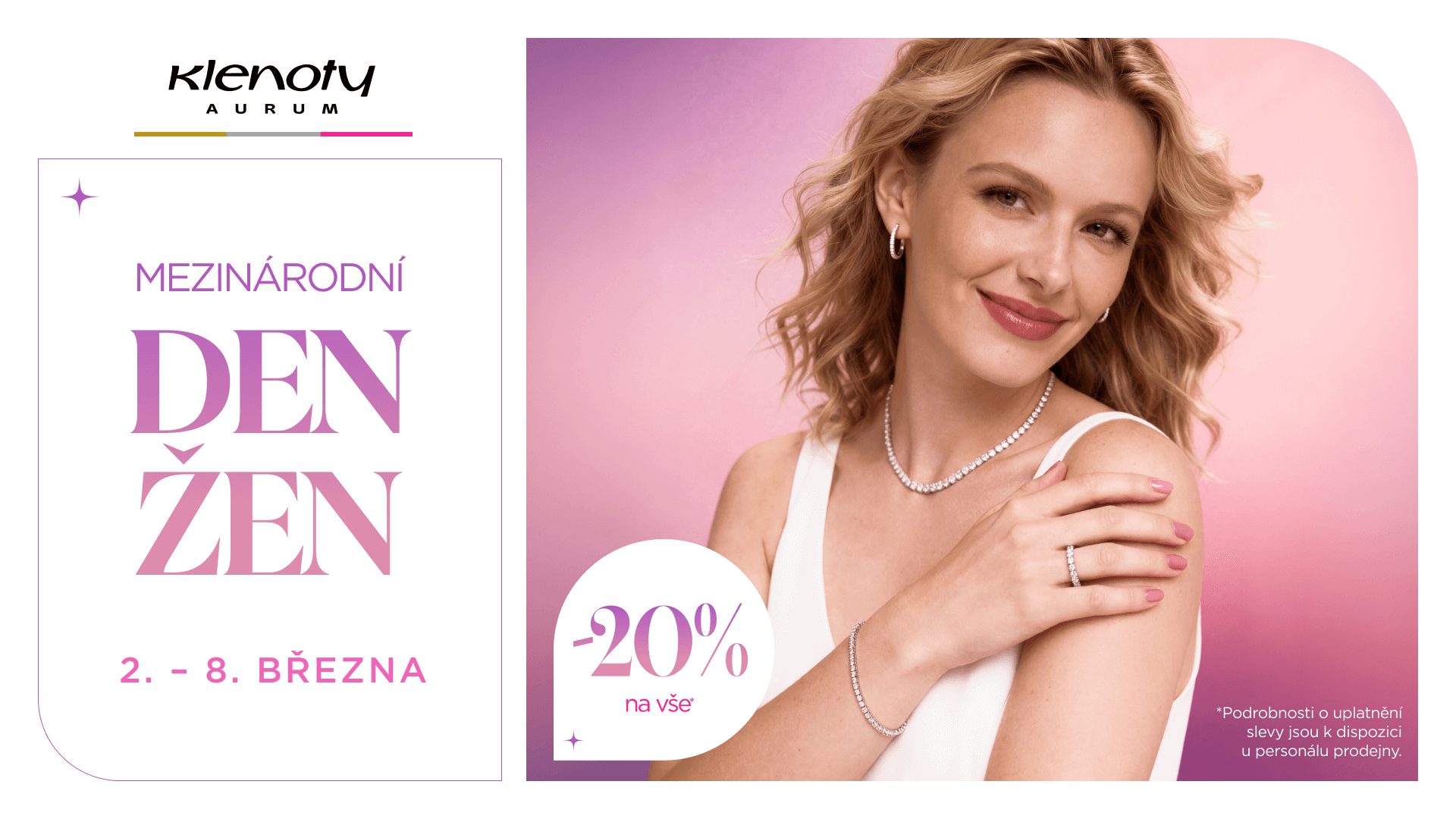 Mezinárodní den žen - sleva 20 %