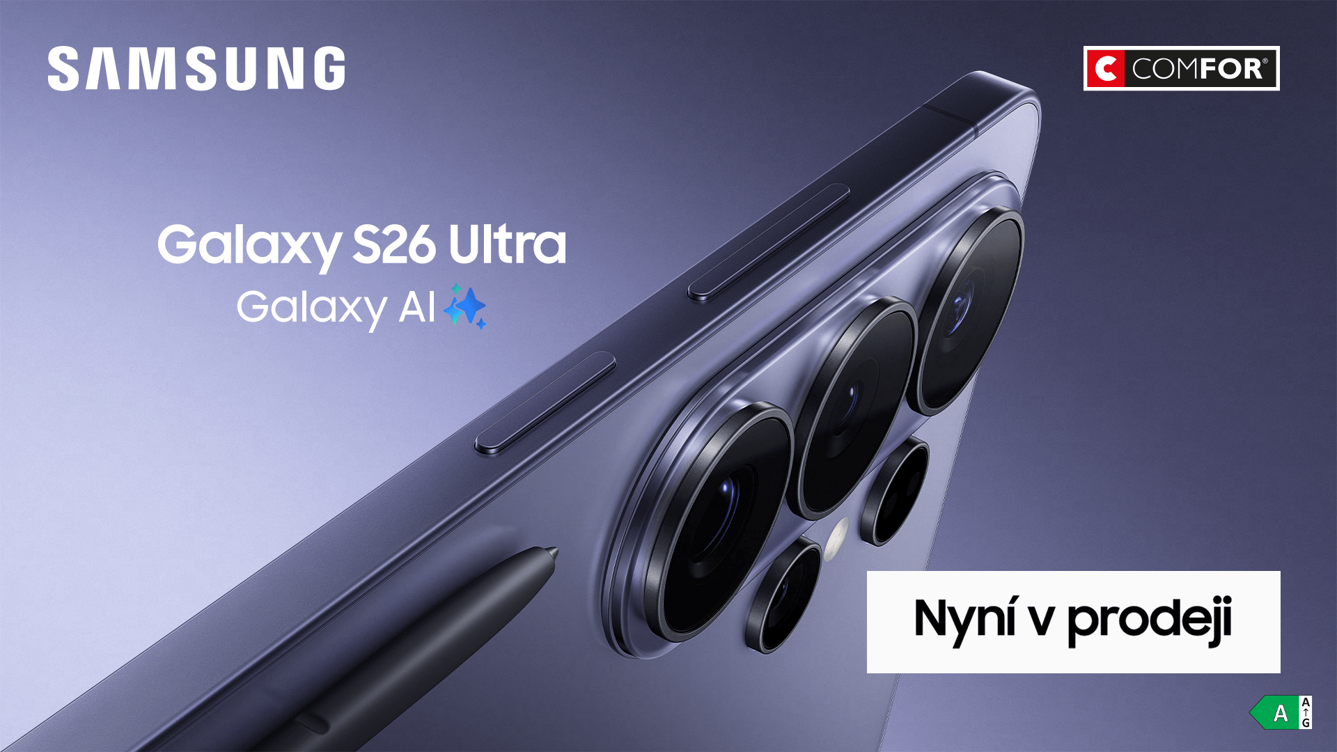 Přivítejte novou éru. Přivítejte Galaxy S26.