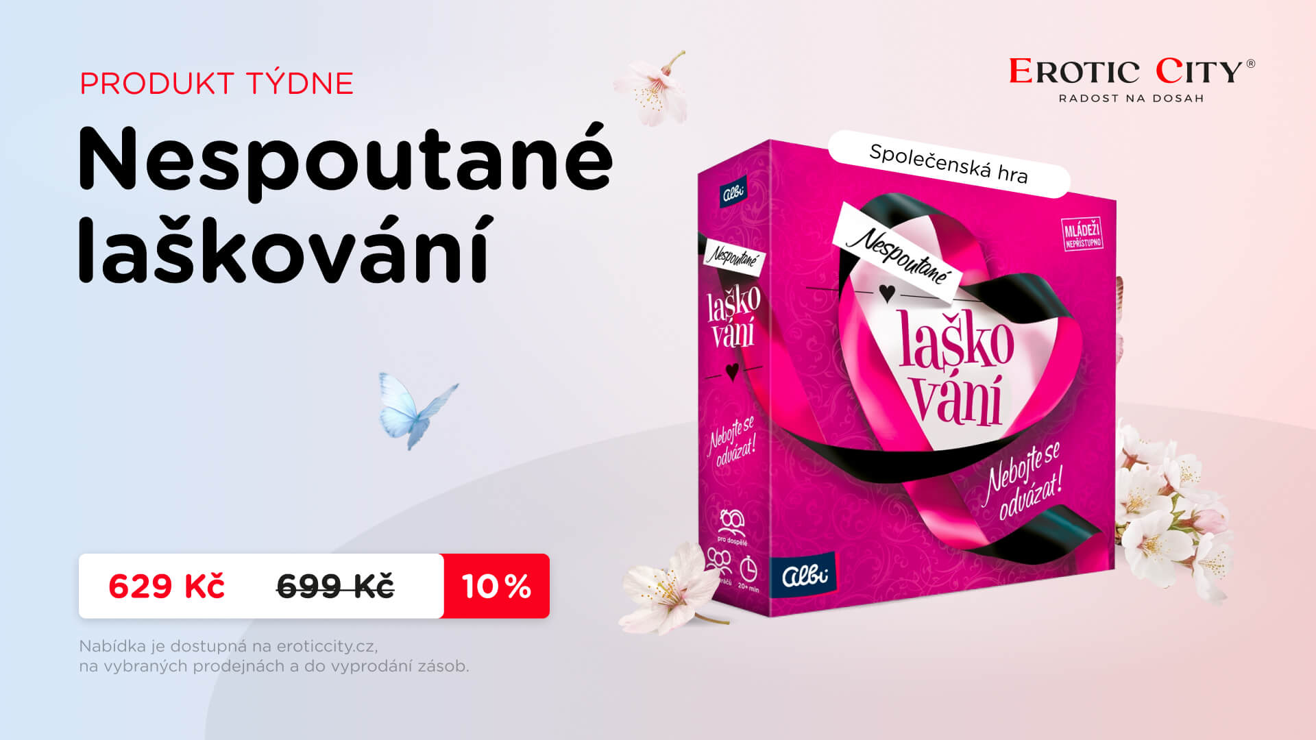 Produkt týdne v Erotic City – Nespoutané laškování
