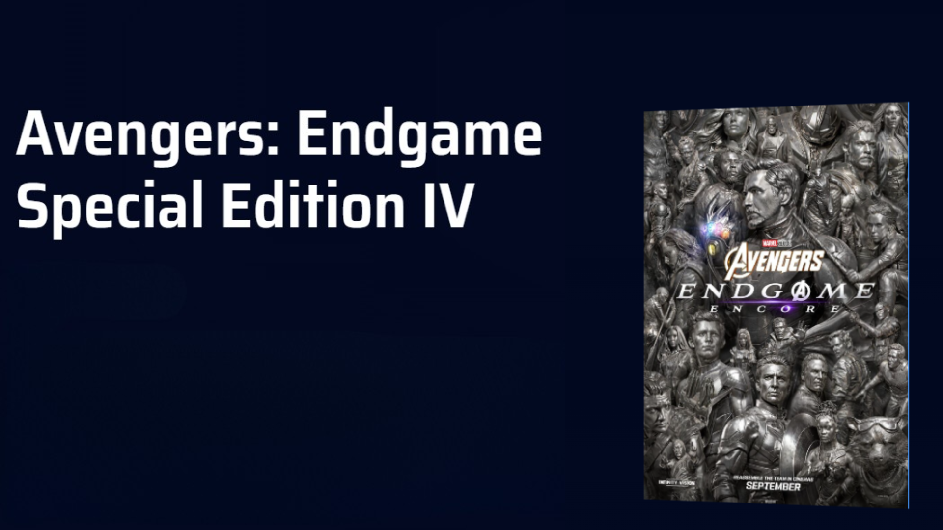 Avengers: Endgame Special Edition IV